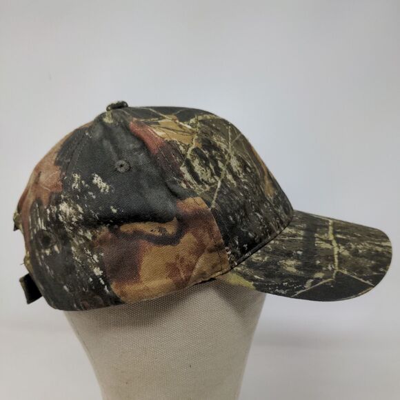 Mossy Oak Break Up Men's Strapback Camo Hat Green Brown OSFM - Picture 5 of 9